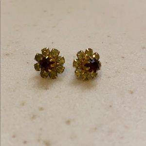 Vintage flower earrings